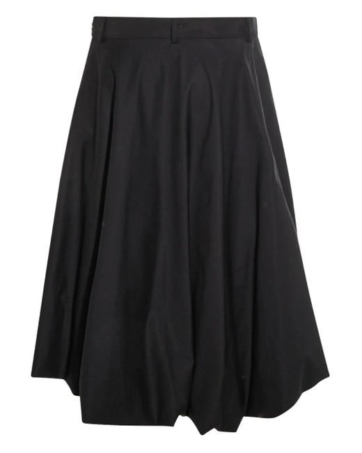 Moschino Black Bubble-Hem Skirt
