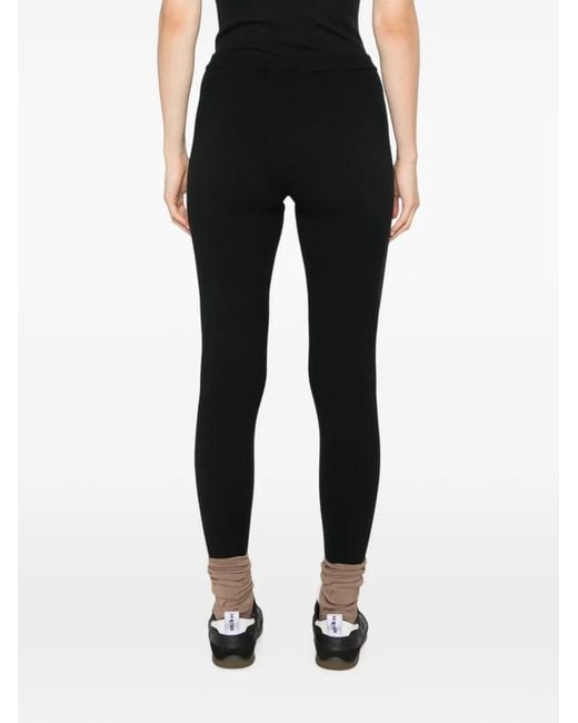 Bompard Black Elasticated Leggings