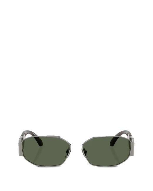 Versace Green Medusa Geometric Sunglasses for men