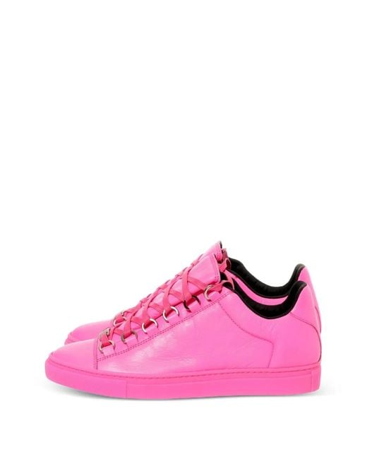 Balenciaga Pink Arena Sneakers
