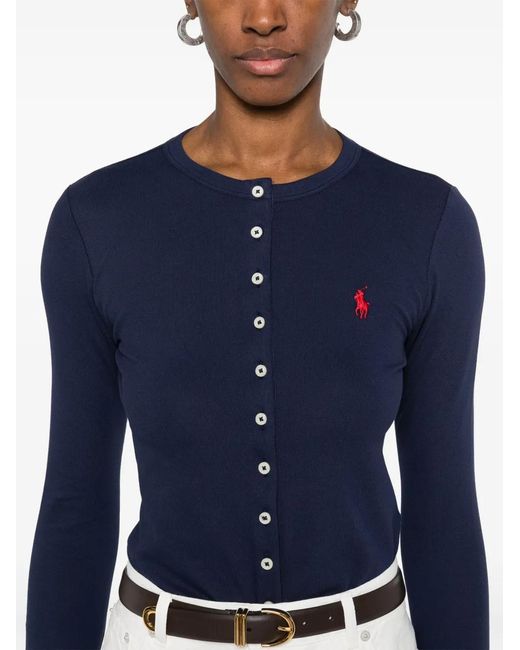 Polo Ralph Lauren Blue Polo Pony-Embroidered Shirt