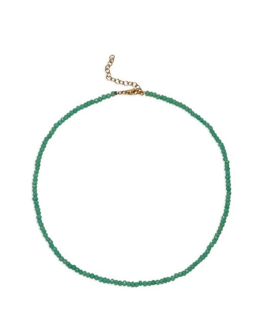 Jennifer Behr Metallic Ersa Beaded Necklace