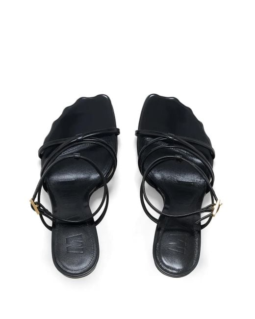 Marni Black Leather Sandals