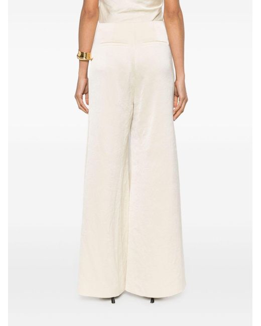 Pantalon à coupe ample Nanushka en coloris White