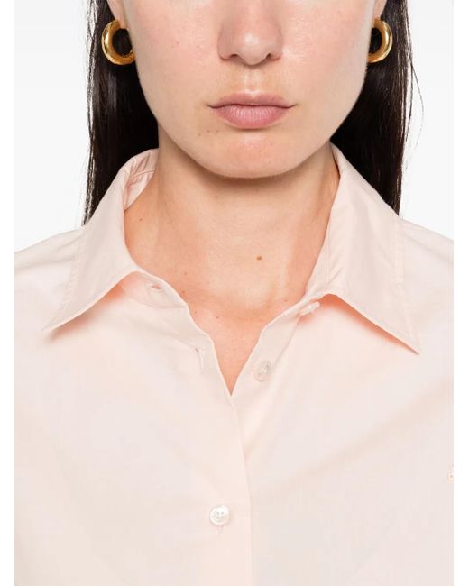 Maison Kitsuné ベイビーフォックスパッチ シャツ Pink