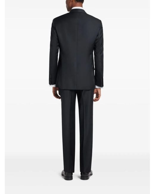 Tom Ford Pak Met Enkele Rij Knopen in het Blue