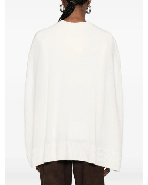 Pull À Col Rond Totême en coloris White