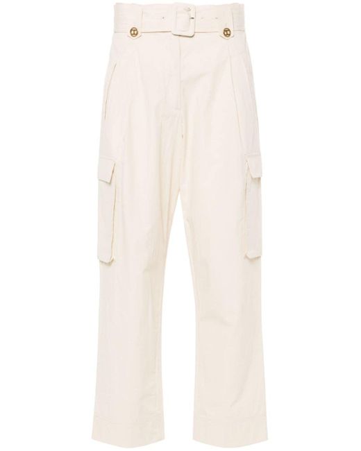 Cotton cargo pants di Twin Set in White
