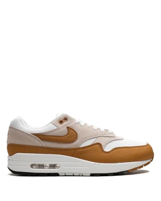 Nike White Air Max 1 Sc "Bronze" Sneakers