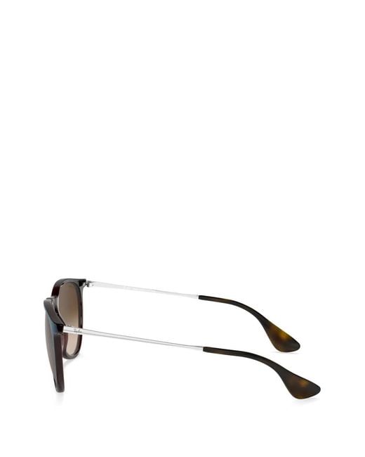 Ray-Ban Gray Lunettes De Soleil Erika Classic À Monture Ronde