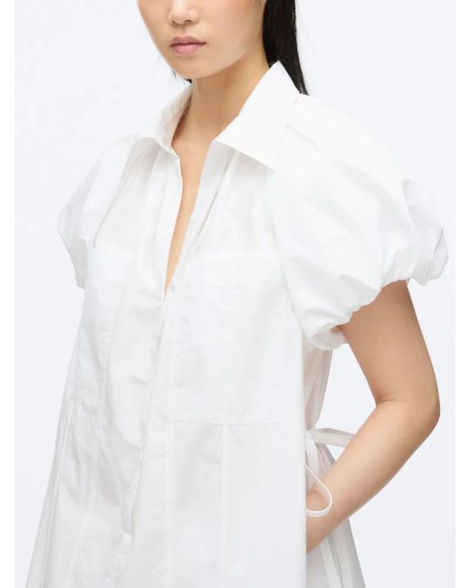 3.1 Phillip Lim White Poplin Midi Dress
