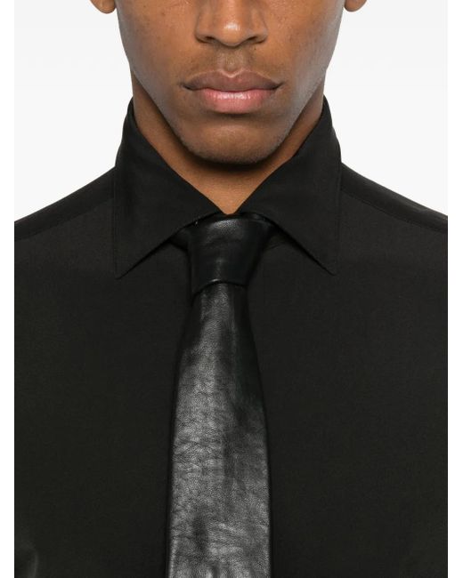 Husbands Black Long-Sleeve Shirt for men