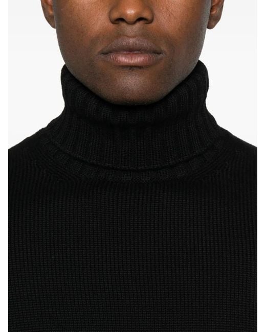 メンズ FILIPPO DE LAURENTIIS Roll-neck Sweater Black