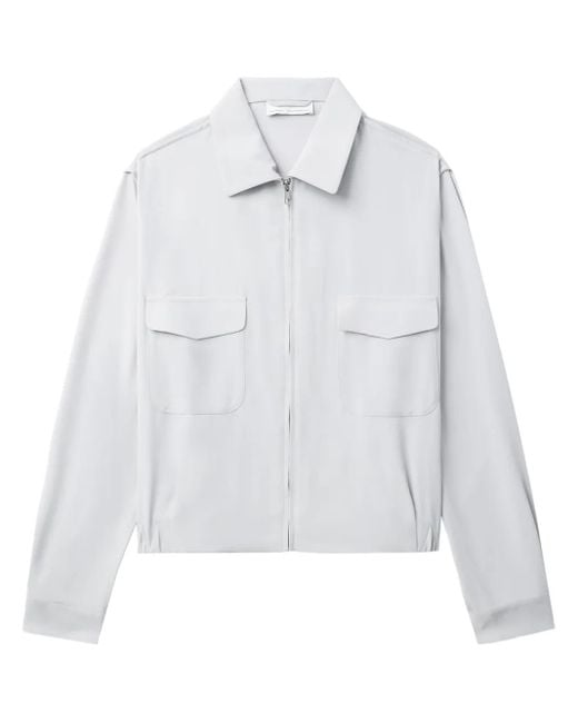 Giacca-Camicia Simmo di Random Identities in White da Uomo