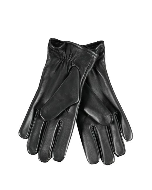Guess Gray Gants En Cuir for men