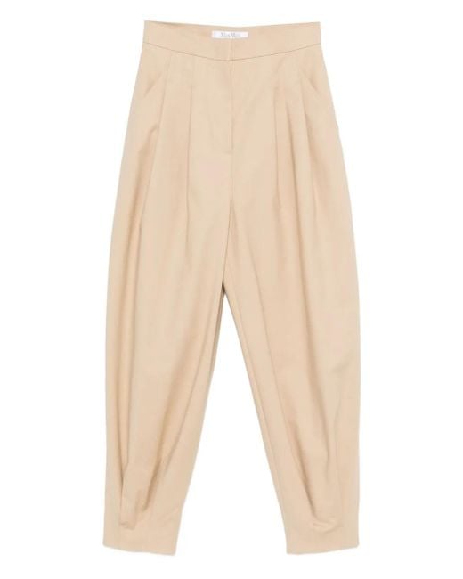 Max Mara Natural 'Kabuki' Trousers