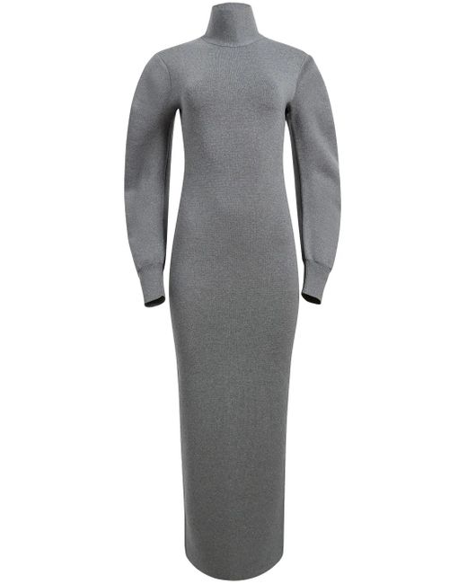 Khaite Gray The Storm Maxi Dress