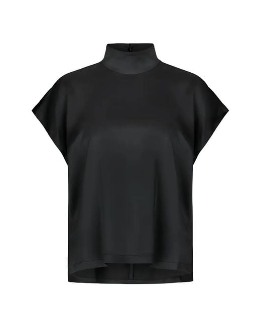 Drykorn Black Alaria High-Neck Blouse