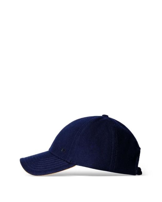 Hackett Blue Logo-Plaque Cap for men