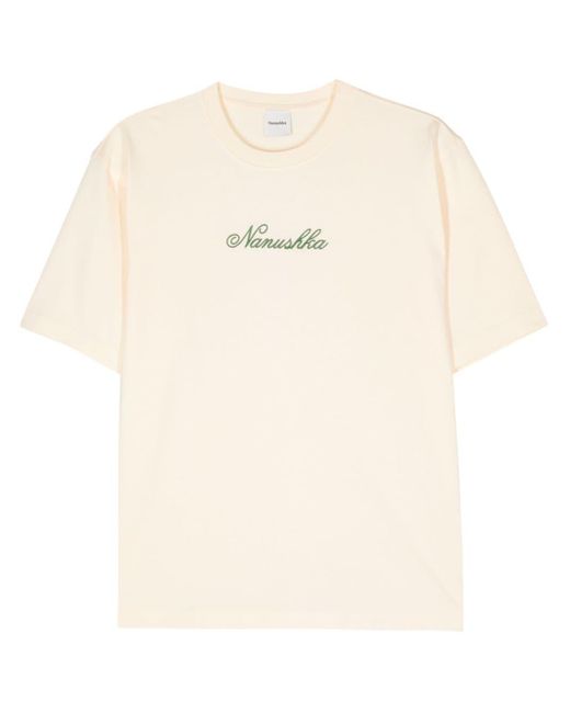 T-shirt Reece en coton Nanushka en coloris Natural