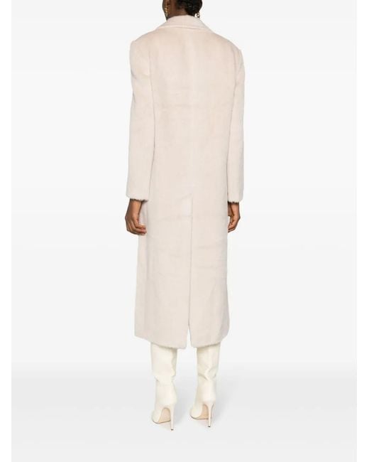 Peserico Natural Abric Double-Breasted Coat