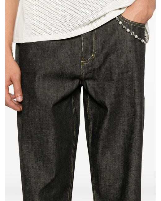 Vaqueros Selvedge Estilo Baggy Represent de hombre de color Gray