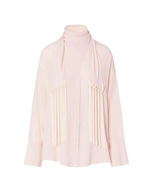 Liu Jo Pink Shirt With Scarf