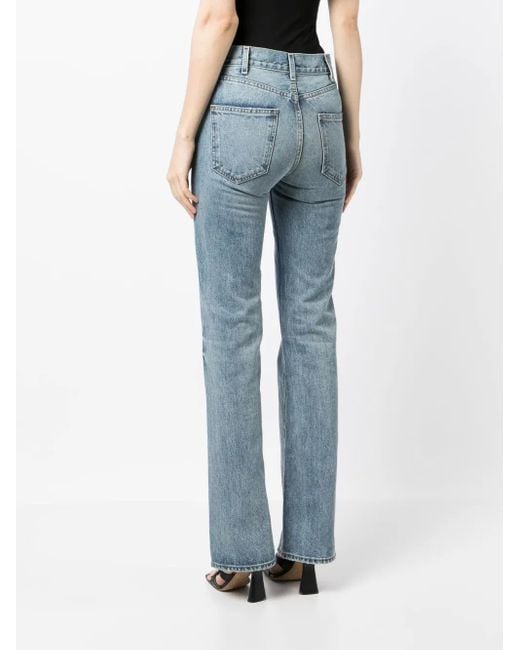 Nili Lotan Blue Joan Flared Jeans