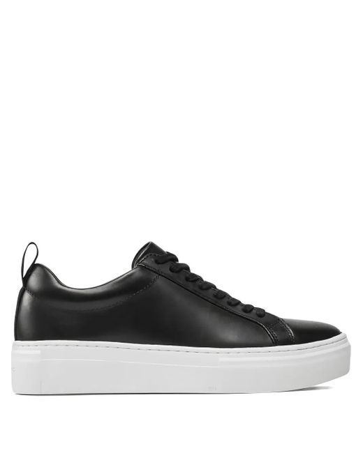 Vagabond Black Zoe Platform Lace-Up Sneakers