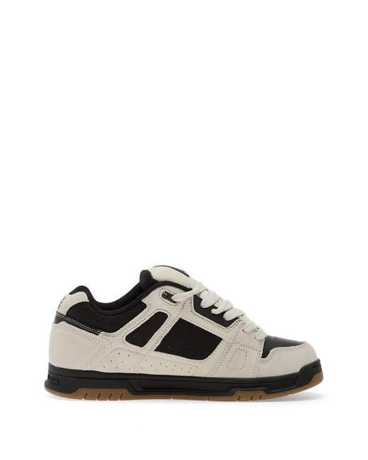 DC Shoes White Stag Logo-Print Sneakers for men