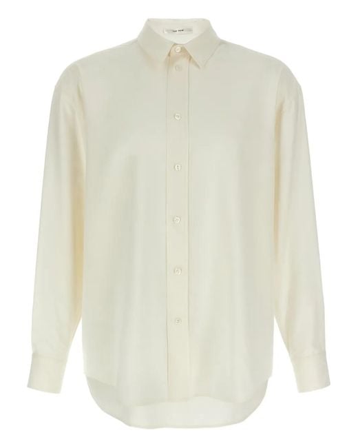 The Row White Chemise Granada En Soie for men