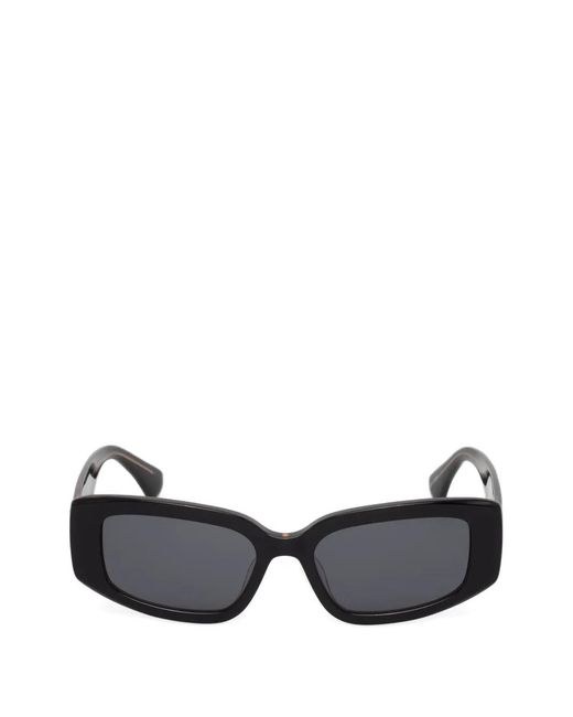 Kurt Geiger Black Rectangle-Frame Sunglasses