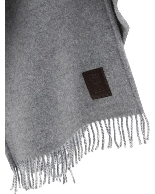 Ferragamo Gray Scarves