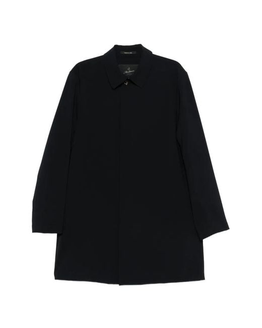 Montecore Black Single-Breasted Coat for men