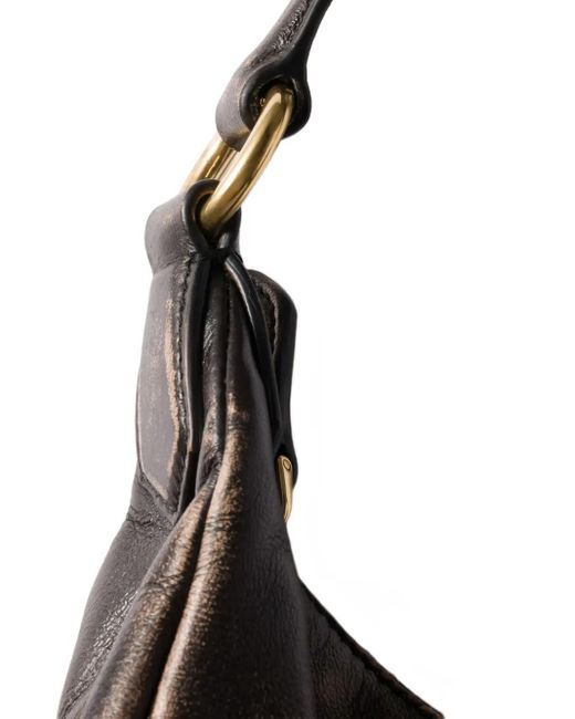 Miu Miu Black Pocket Leather Shoulder Bag