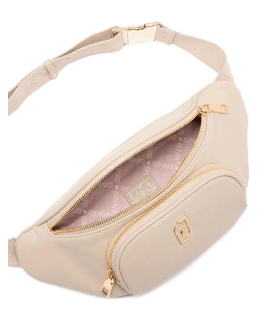 Liu Jo Natural Mittelgroße Gürteltasche mit Logo-Schild