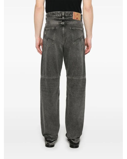 Martine Rose Gray Panelled Jeans for men