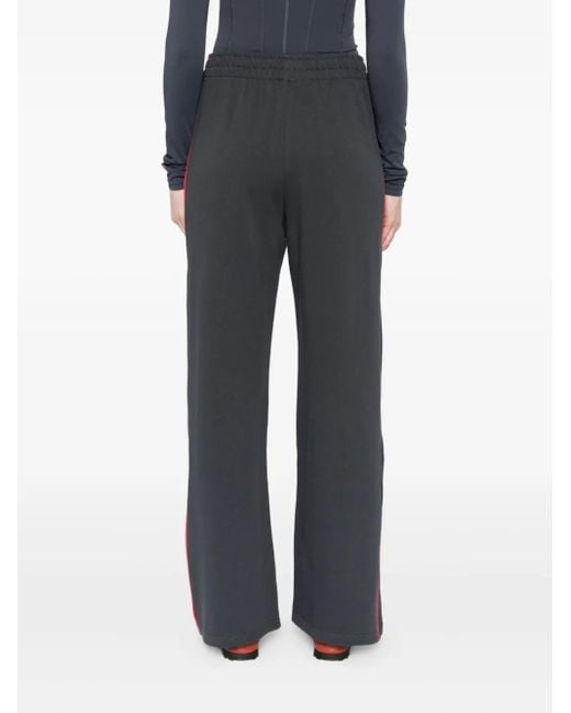 P.E Nation Gray Vita Side-stripe Track Pants
