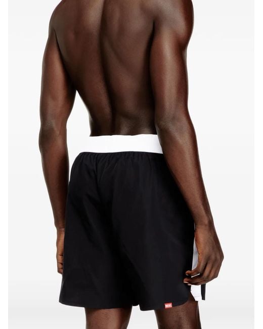 DIESEL Black Boxer-46-D-Pop Swim Shorts for men
