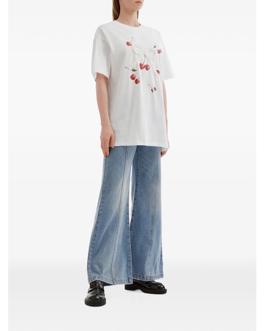 B+ AB Blue Flared Jeans