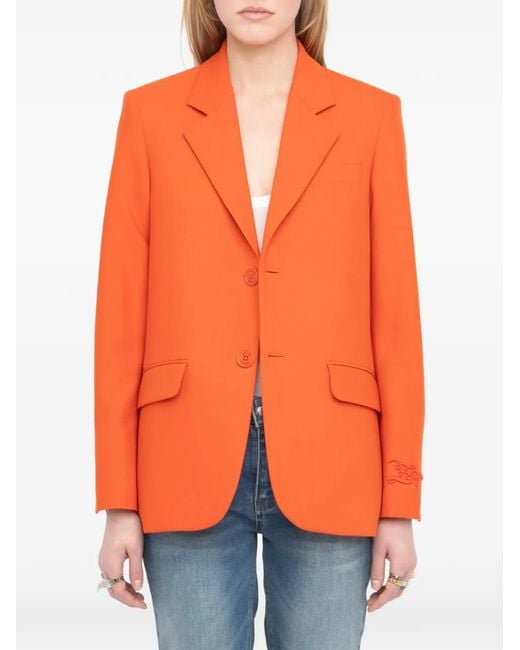 Zadig & Voltaire Orange Blazer Vanille