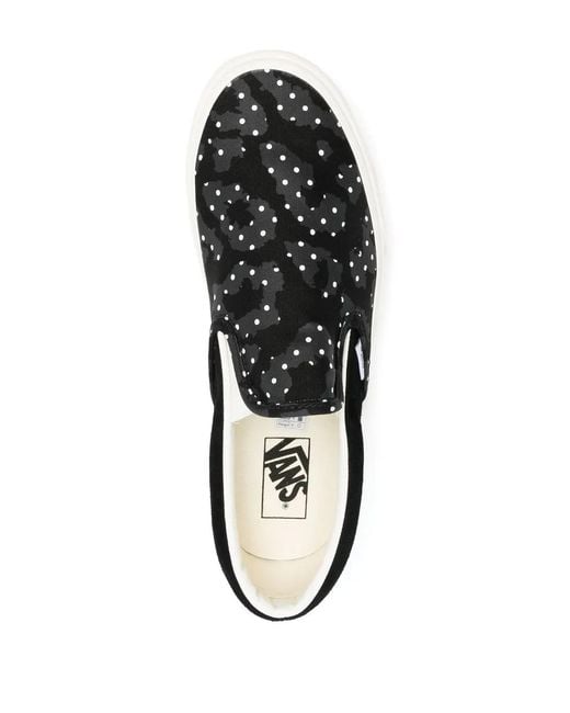 Vans Black Graphic-Print Sneakers for men