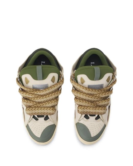 Lanvin Natural Curb Sneakers for men