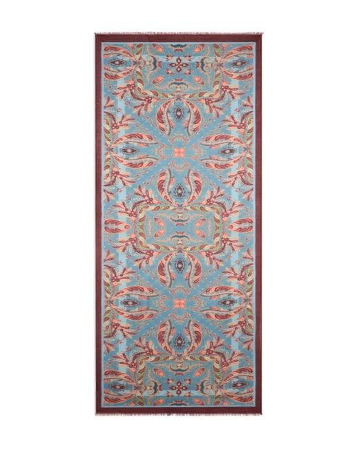 Etro Gray Scarfs