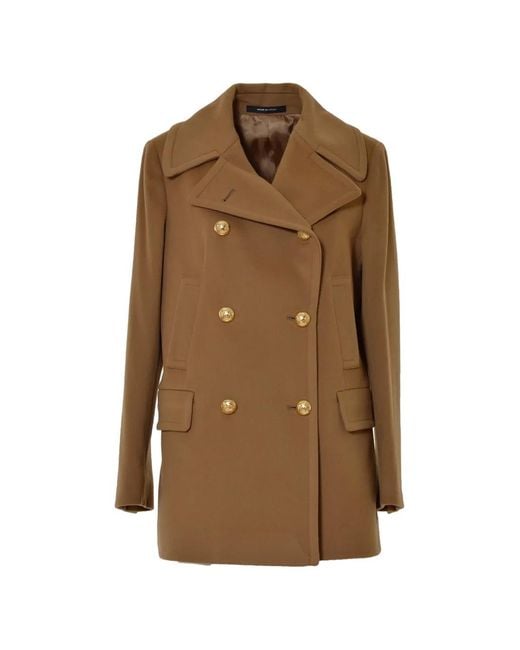 Tagliatore Brown Veste À Boutonnière Croisée