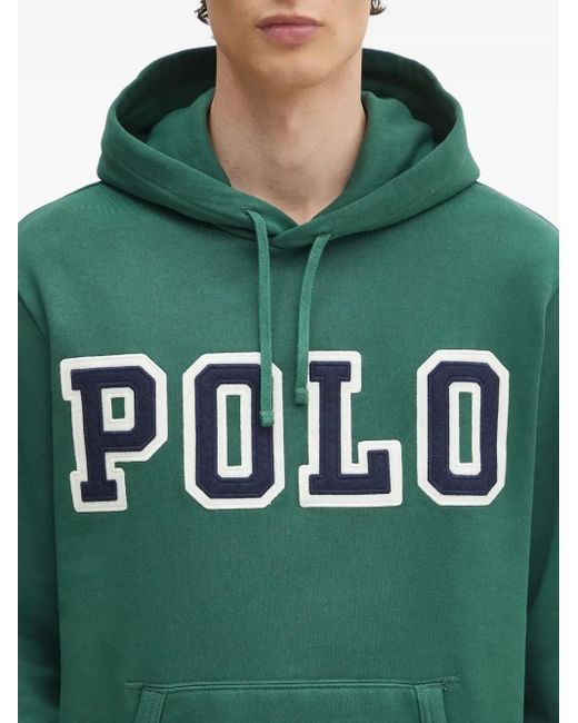 Polo Ralph Lauren Green Polo-Logo Hoodie for men