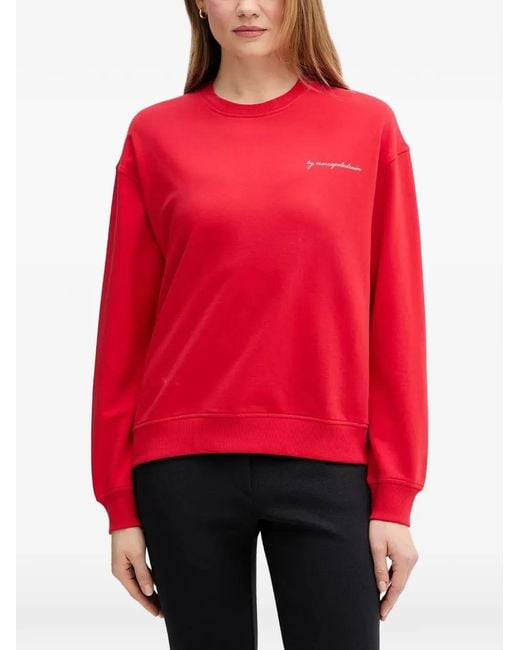 Marc O' Polo Pineapple-Print Logo-Embroidered Sweater