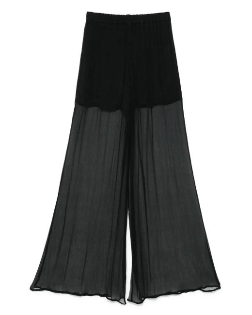 Pantalones de seda Amen de color Black