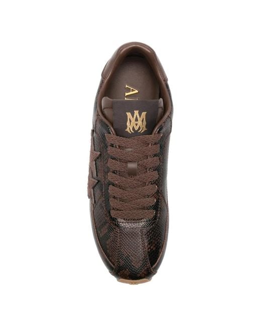 Amiri Brown Sneakers Mit Stern-Patch