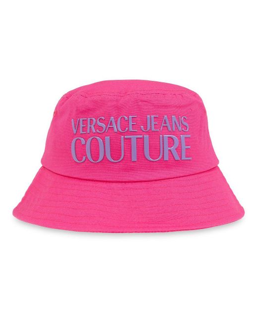 Versace Fischerhut mit Logo-Print in Pink für Herren